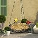 Sorbus Bird Feeder Hanging Tray, Seed Tray for Bird Feeders, Great for Attracting Birds Outdoors, Backyard, Garden (Black)