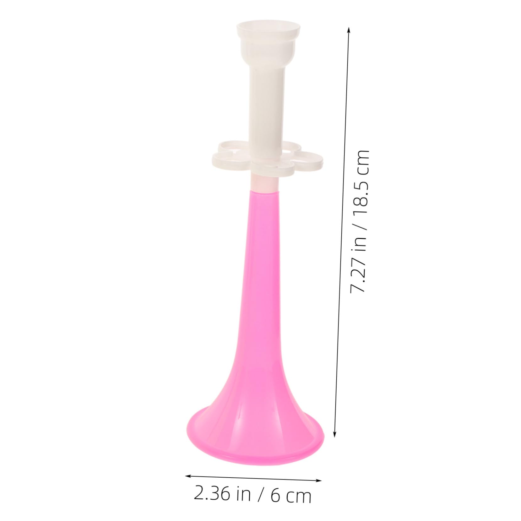 VANZACK 5pcs Trumpet Game Horn Stadium Horn Noise Maker for Sporting Events Football Horn Football Noise Maker Soccer Cheer Party Horns Plastic