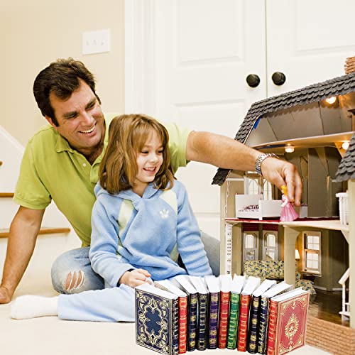 30 Pack 1:12 Scale Miniatures Dollhouse Books,Assorted Timeless Miniatures Books,Mini Books Dollhouse Decoration,Dollhouse Accessories Toy Supplies For Boys And Girls #TOP5