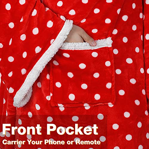 Tirrinia Wearable Fleece Blanket & Sherpa Wearable Blanket #TOP5