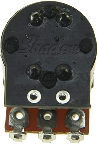 Miniatura 6 de Shadow Kill Pot - Potenciómetro de bajo para guitarra con interruptor de empuje para matar el audio del sonido o cono lineal