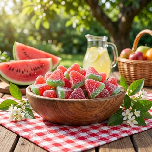 Watermelon Slices Soft & Chewy Gummy Candy Bulk 2.2 lb Party Size Bag - image 6