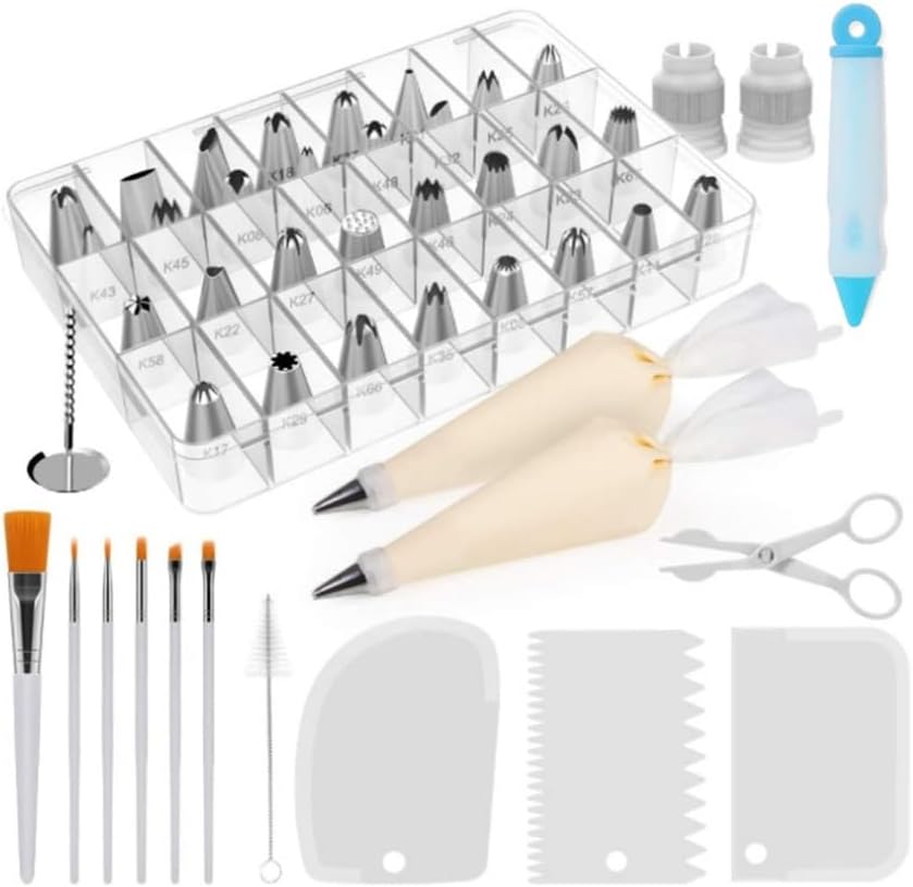 47-piece Cake Flower Mouth Set Combination Baking Tool Sugar Flipping Brush