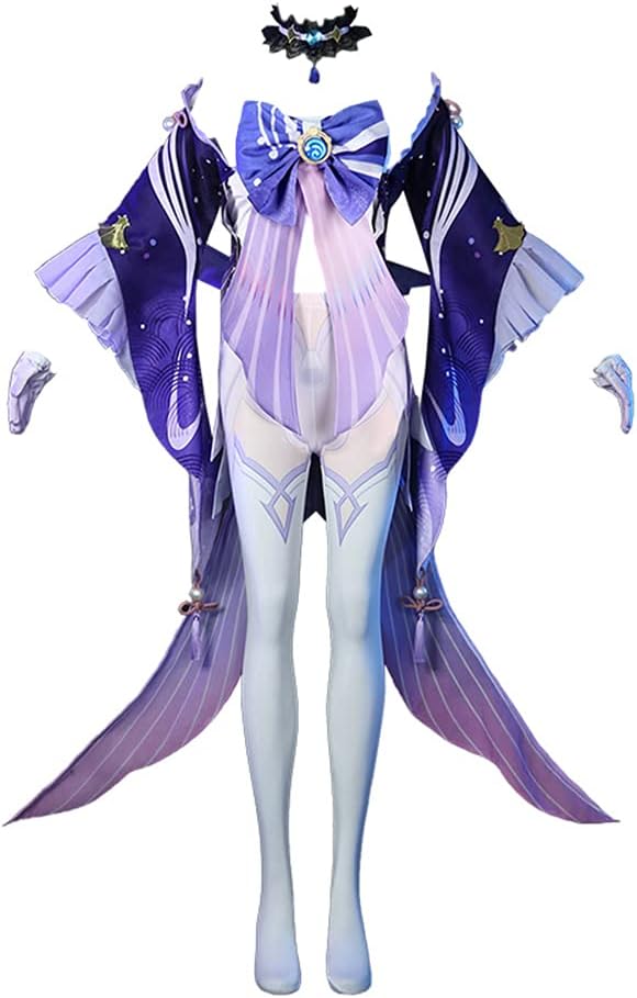 Game Genshin Impact Cosplay Costume Sangonomiya Kokomi Dresses