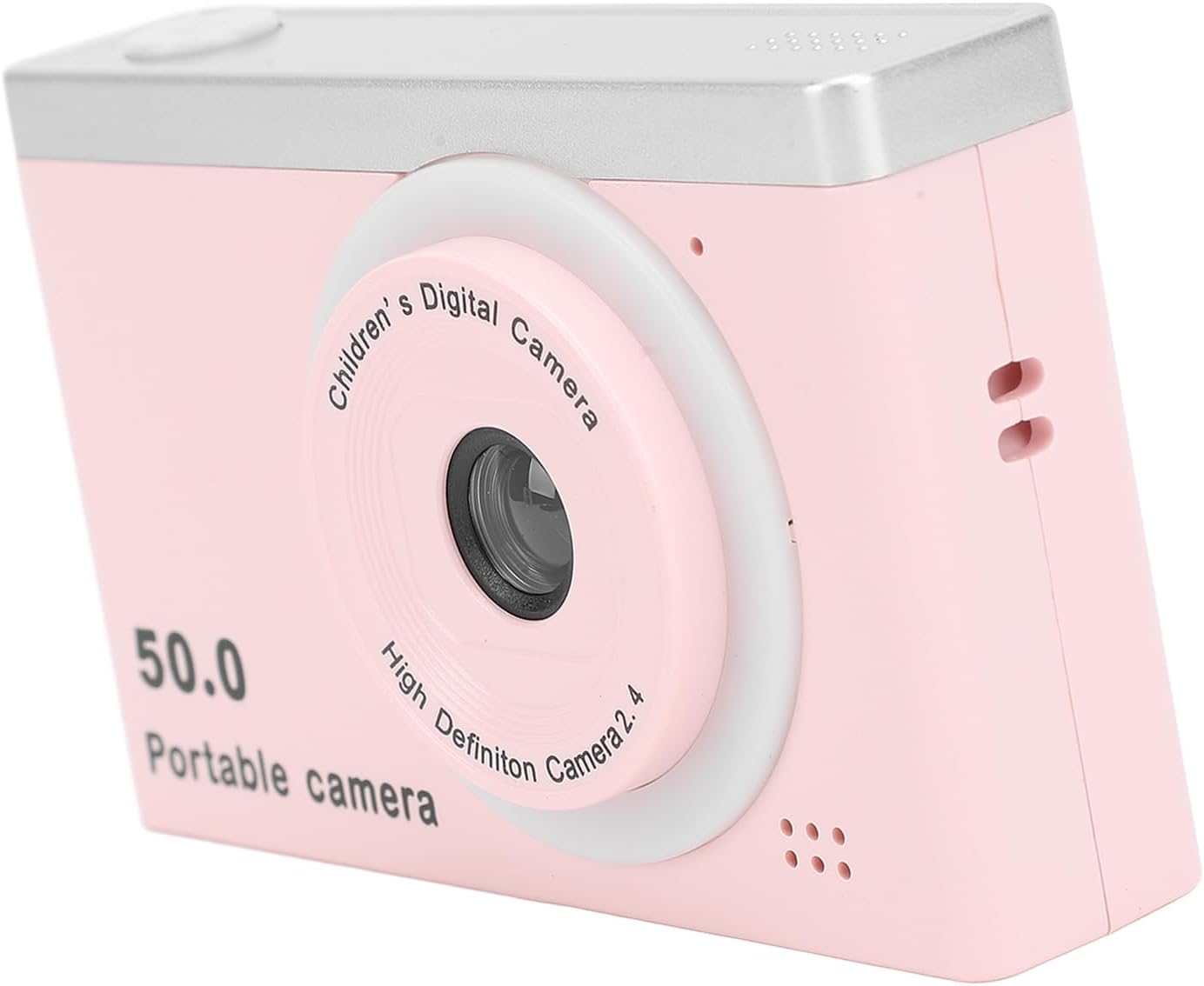 8X Zoom HD Digital Camera, HD Digital Camera Professional 2.4in Screen with Multiple Filter for Photography (Pink)