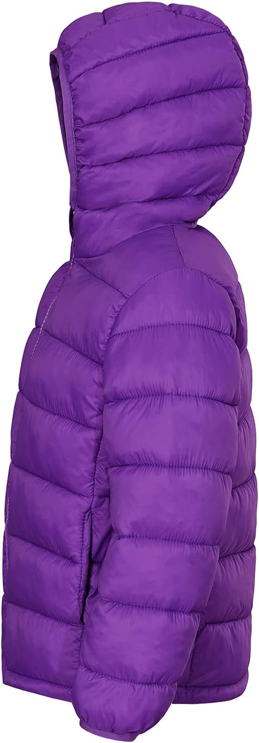 Hooded Puffer Jackets for Boys and Girls – Lightweight and Packable – Autumn and Winter Coat, Warm and Comfy - Image 4
