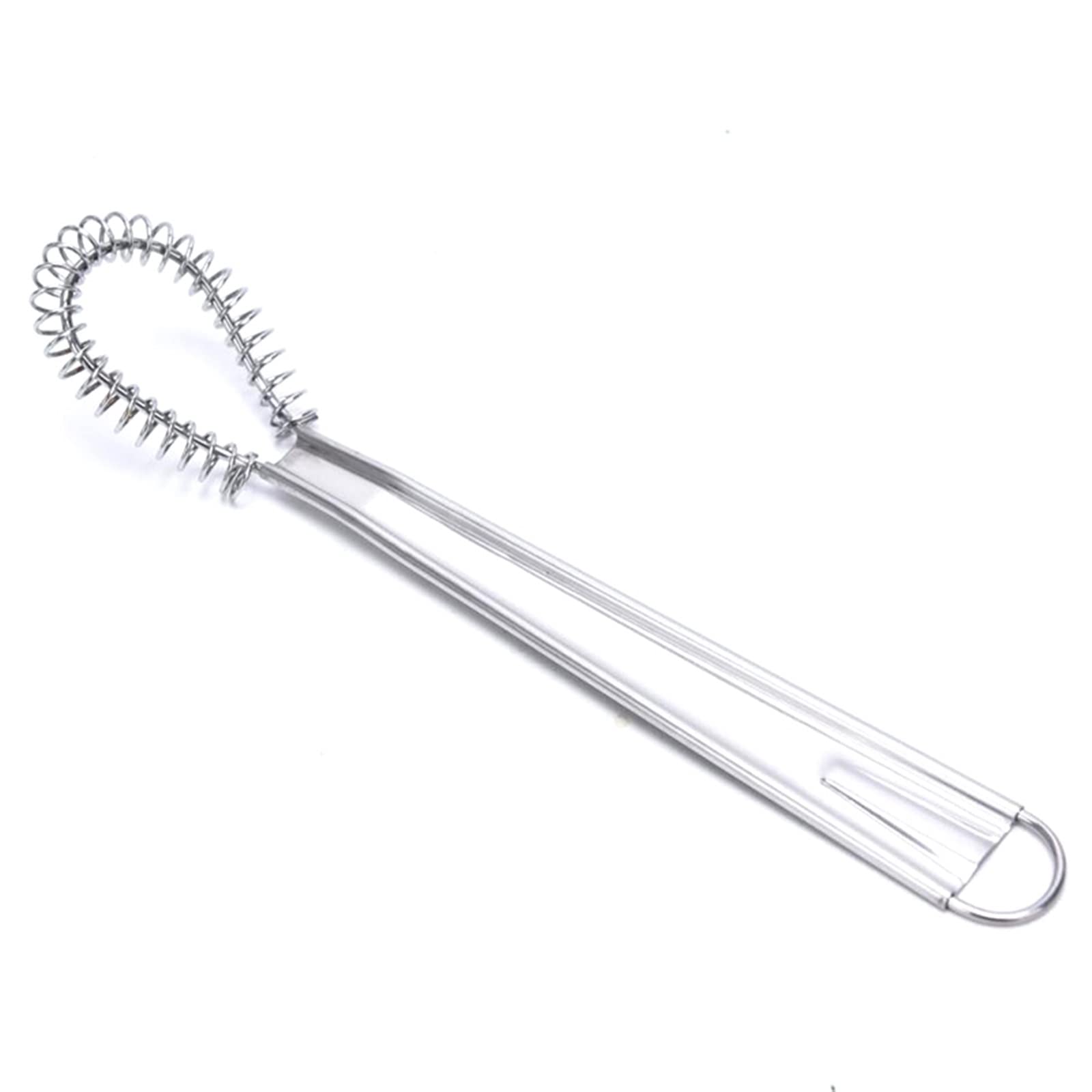 Batidor de cocina, batidor mano mágico acero inoxidable con resorte, mini huevos y salsas