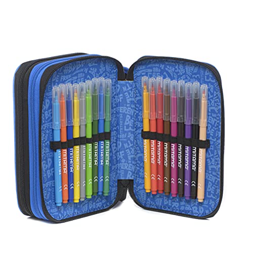 Mitama ASTUCCIO TRIPLO FINGER ONE BOY 3 ZIP SCUOLA...