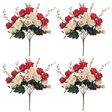 Photo Gallery khdulq 4 pezzi fiori finti per decorazioni fiori finti 35 * 20cm realisticamente morbido con foglie e stelo regolabile,fiori artificiali per matrimoni,bouquet,feste,decorazioni per la casa(rosso) Photo Gallery khdulq 4 pezzi fiori finti per decorazioni fiori finti 35 * 20cm realisticamente morbido con foglie e stelo regolabile,fiori artificiali per matrimoni,bouquet,feste,decorazioni per la casa(rosso)