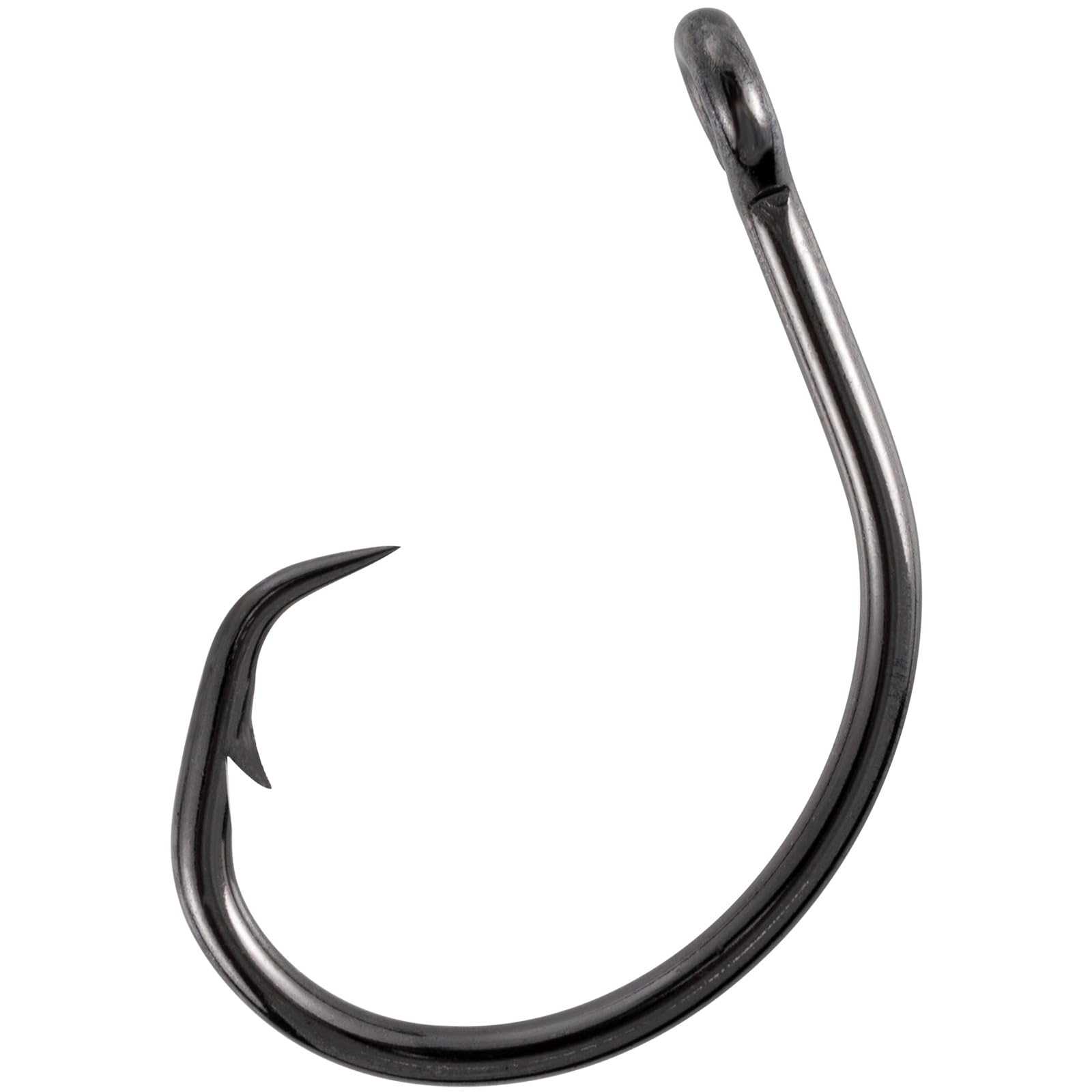 Dr.Fish 30 Pack Circle Hooks 3X Strong in-Line for Saltwater & Freshwater, Live Bait Non-Offset Fishing Hooks for Striper, Catfish, Mackerel, Bass,