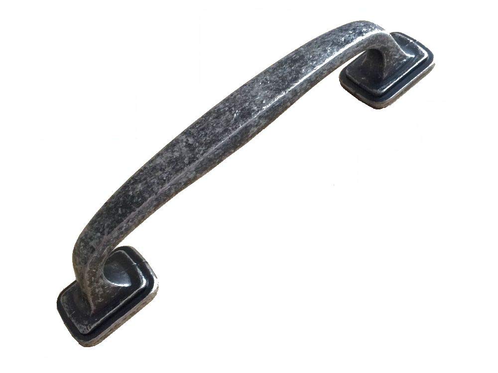 Poignée de porte d'armoire JCAKES en étain antique, finition haut de gamme noire argent