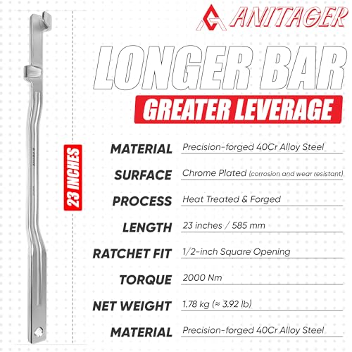 ANITAGER 23 in. Wrench Extender