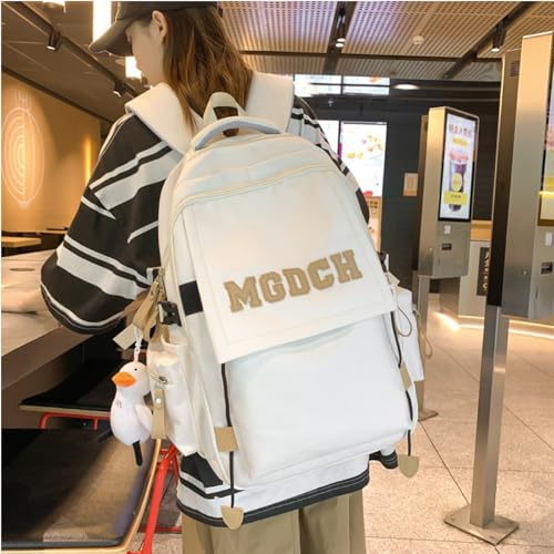 Image of Tinytot 30 Litre Japanese Korean Style School Bag Water-Resistant Laptop & Travel Backpack - Unisex Large 18 Inches Multipurpose Student Backpack for Boys & Girls, Men & Women