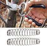 SG Store 10pcs 5.08mm Micro Astuce Soft Grip Taille de la tige Remplacement des ressorts Longueur 23-40mm pour le jardin et la taille