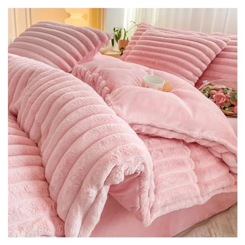 Couette en peluche double face hiver épaissie lit double confort luxe