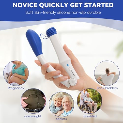 Foldable Toilet Aid(2Pack), Long Comfort Wipe Wand Bottom Buddy Toilet Self Tissue Aids for Toileting, Self Help Wipe Butt for Overweight People Limited Mobility,Elderly, Pregnancy - Image 7
