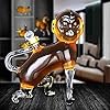 Aapvormige Karaf Met Stop, Dierlijke Wijnfles Beluchter Voor Crafted Glass Brandy Tequila Bourbon Scotch Rum Decanter