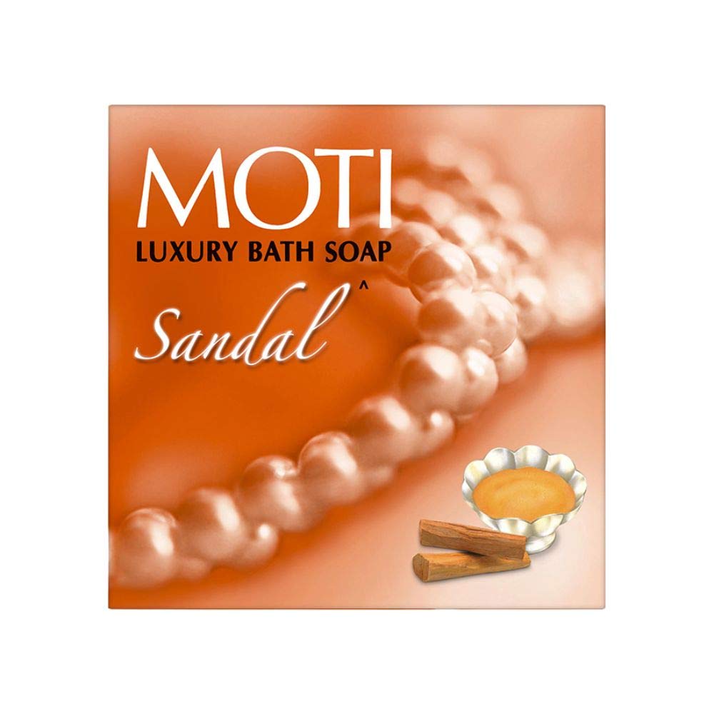 Moti Luxury Bath Soap, Sandal, 150 g (Pack of 5)-image-35