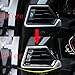 Eiseng Car Carbon Fiber Front Side Air Conditioning Outlet Vent Frame Grille Cover Trim for BMW G20 3 Series 330i M340i 2019 2020 2021 2022 2023 2024 / G22 4 Series Coupe M440i Interior Accessories