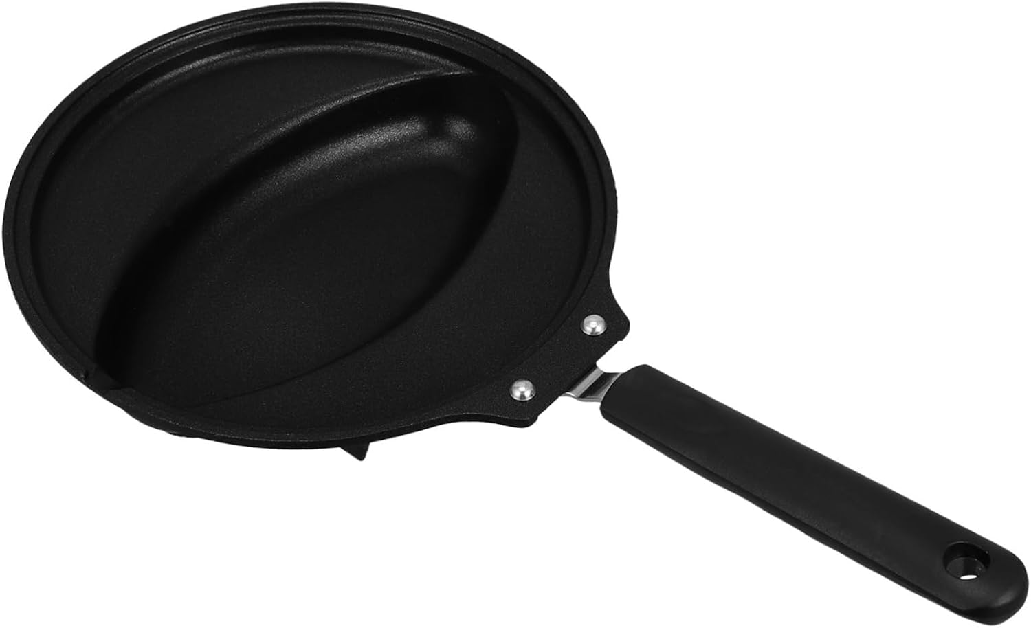 1Pc Non Stick Omelet Frying Pan for Kitchen Cooking Pan for Omelet Rice Multipurpose Black Frying Pot with Long Handle Easy to Use and From Heat