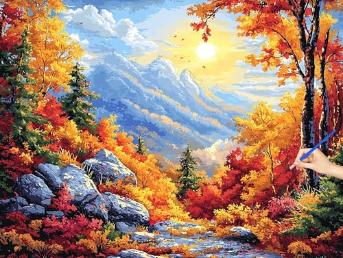 �������G �H Paint by Numbers ���i �y�C���g�o�C�i���o�[ �����h��G �q�� ���S�� DIY �i���o�[�y�C���g ��H�| �G�� �|�p��h���� �A�N�����L�b�g ��l�̂��߂̃N���G�C�e�B�u�Ȏ �a�����v���[���g �z�[�� �I�t�B�X�̕Ǒ��� �ٞy