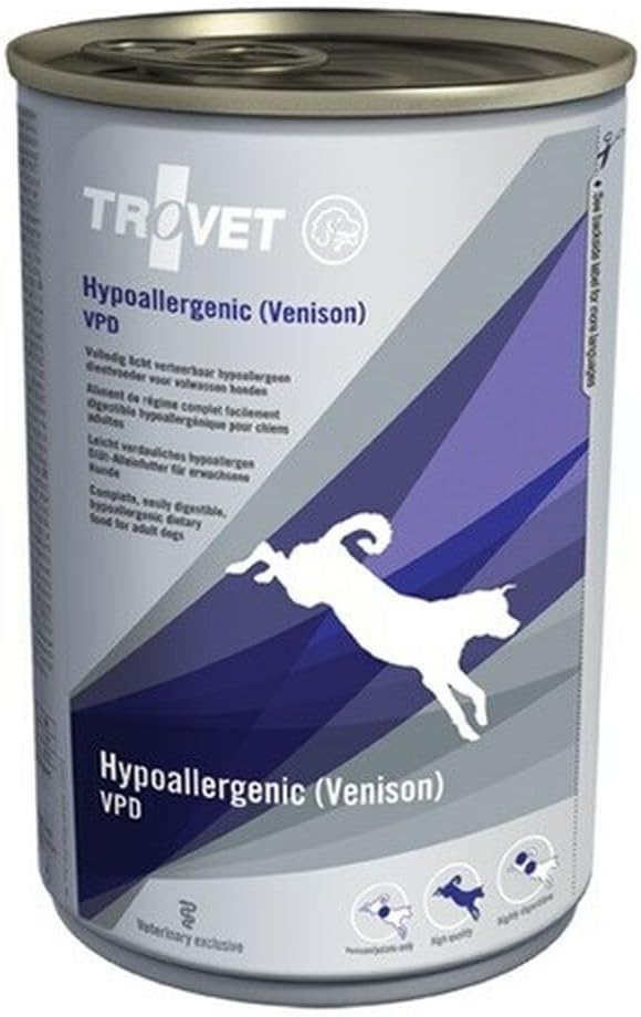 Trovet Hypoallergenic Venison Dog Wet Can 400gms