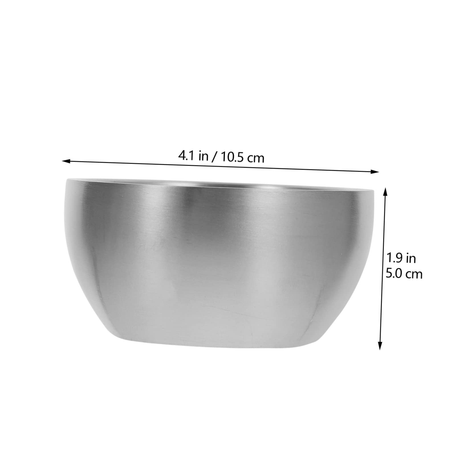 SOLUSTRE Multi Functional Double Insulated Stainless Steel Bowl Soup Bowl for Home Use for Salad Ramen and Rice for Family Gatherings and Restaurants