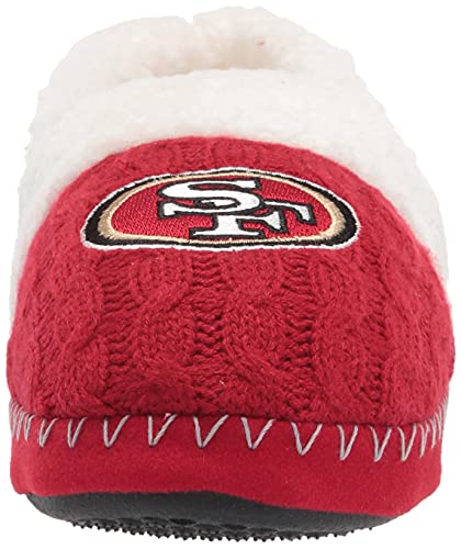 Image of FOCO Womens NFL Team Color Moccasin Slippers