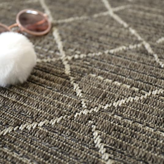 BALTA Tapis de terrasse - Scandinave - Marron foncé - 160 x 230 cm