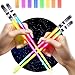 LIGHTSABER CHOPSTICKS LIGHT UP STAR WARS LED Glowing Light Saber Chop Sticks REUSABLE Sushi Lightup Sabers 8 COLORS MODES 2 Pairs