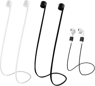 4-częściowy zestaw pasków magnetycznych do słuchawek z miękkiego silikonu do biegania (Airpods Pro 12345 generacji).