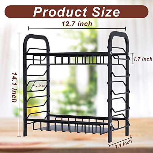 Kecio K Cup Holder, Large Capacity Coffee Pod Holder Coffee Bar Accessories And Cup Storage Organizer, Metal Coffee Station Organizer Save Space For Home, Kitchen, Office, Countertop #TOP5