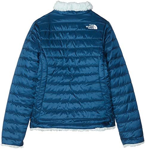 The North Face Girl's Reversible Mossbud Swirl Jacket - Blue Wing Teal & Origin Blue - Xs #TOP1