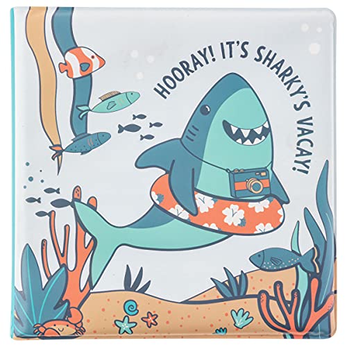 Image of Stephen Joseph, Floating Color Changing Bathtime Book, Toddler Bath Toys, Shark