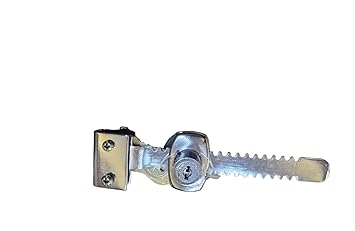 DAILYBUY Stainless Steel Sliding Glass Lock for Glass Door with 2 Antique Key