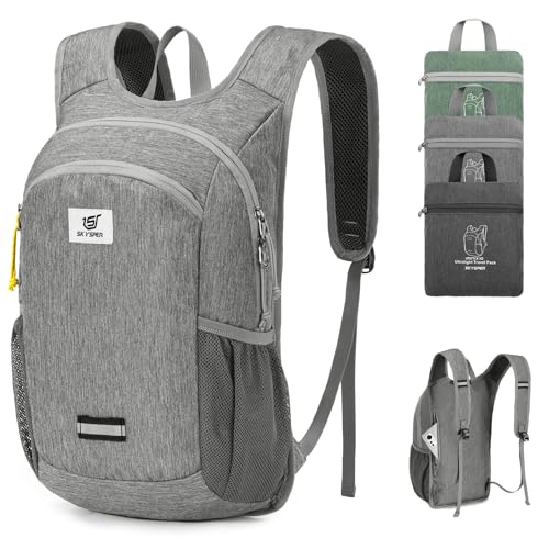 SKYSPER 10L Hiking Backpack, Foldable & Packable...