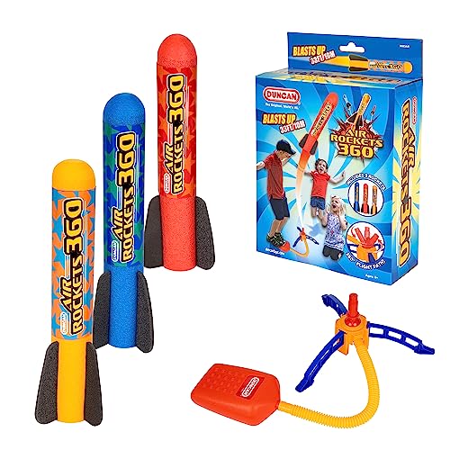 Duncan Toys Air Rocket 360, Original Foam Blasters for Kids - Fun Outdoor Toy and Gift for Boys or Girls Age 5+ Years Old