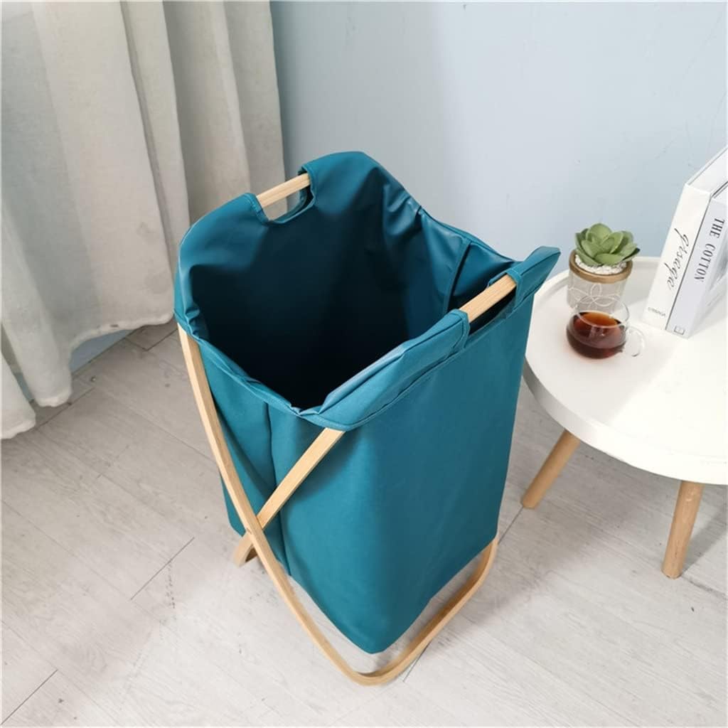 Oxford Cloth Foldable Clothing Laundry Basket Organizer for Dirty Clothes Storage Hamper Large Folding Baske (Color : A, Size : 47x34x70cm) (B 47x34x70cm)