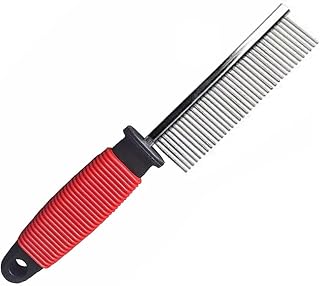 Emily Pets Dog Stainless Steel Combs, Pet Dog Cat Grooming Comb Multi-Color Dog Comb with Steel Teeth for Removing Tangles... Price In India