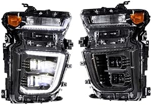 Morimoto XB Hybrid LED Headlights Fits Chevrolet Silverado 2020+, Plug and Play Headlight Assemblies