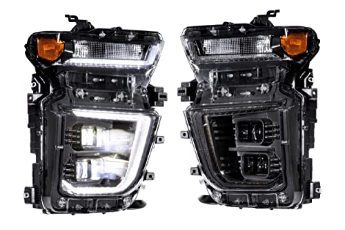 Morimoto XB Hybrid LED Headlights Fits Chevrolet Silverado 2020+, Plug and Play Headlight Assemblies
