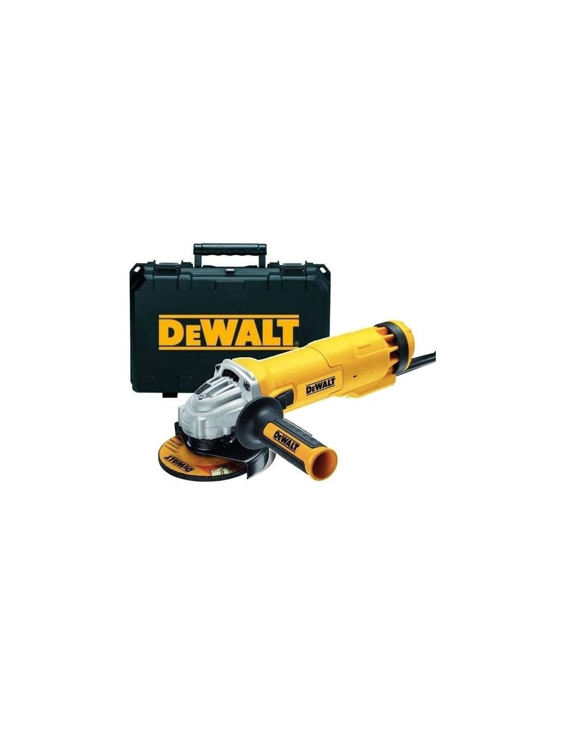 DEWALT DWE4217KD Smerigliatrice 125mm 1200W + 1 disco diamante + valigetta