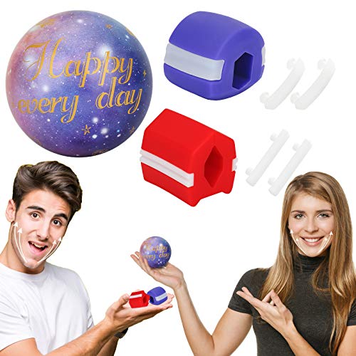 2pcs, 30, 40lb Jaw Exerciser Redefine the Jaw Line, Jawline Shaper Strengthen Jaw and Neck ,Jawline Exerciser Remove Double Chin and Turkey Neck,Jaw Exerciser Double Chin Reducer Chewing Muscles Exercises,Face Exerciser Toning and Rejuvenating the Fa