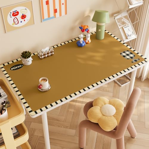 デスクマット マウスパッド 大型 PVCレザー マウス対応 アニマルパターン キーボードマット 40*80cm おしゃれ 滑り止めデスクパッド テーブルマット 防水 オフィス 画像06 家庭 ゲーム 装飾