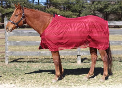 Image of TuffRider Scrim Sheet - Burgundy - 69