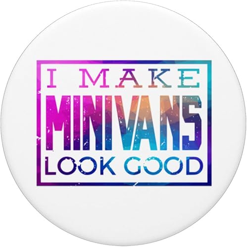 Miniatura 3 de I Make Minivans Look Good - Funny Mini Van Dad Mom PopSockets PopGrip intercambiable