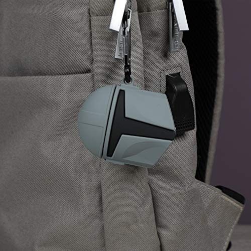 Stsnano Cute Case For Airpod 2/1, Cartoon Character Design Funny Kawaii Fun Air Pods Soft Silicone Cover, Unique 3D For Men Girls Boys Women Teen Cases For Airpods 2&1 (Dark Grey Warrior #TOP5