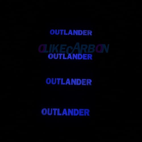 Miniatura 4 de OLIKE para Mitsubishi Outlander 2015-2018 llevó el umbral de la puerta del borde de la protección de la placa del desgaste del borde del protector