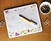 High Note Weekly Planner Notepad Fresh and Colorful: Magnetic - 52 Tear-Off Sheets - 9