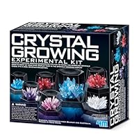 4M Crystal Growing Kit, Conduct 7 Different Crystal Growing Experiments, Inspires Creativity, Stimulates Mental Development